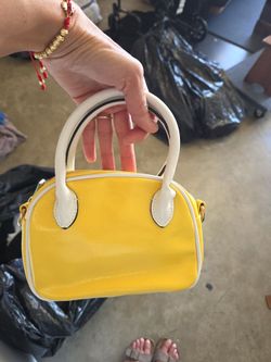 New cute yellow purse