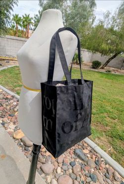 Metropolitan Museum Of Art New York Nylon Mini Black Shadow Tote Carry Bag GUC