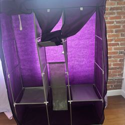Portable Closet Purple 