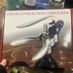 Deluxe Lever-Action Corkscrew