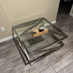 Glass Top Coffee Table