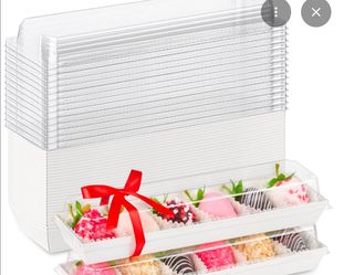Clear Plastic Box for Chocolate Covered Strawberries