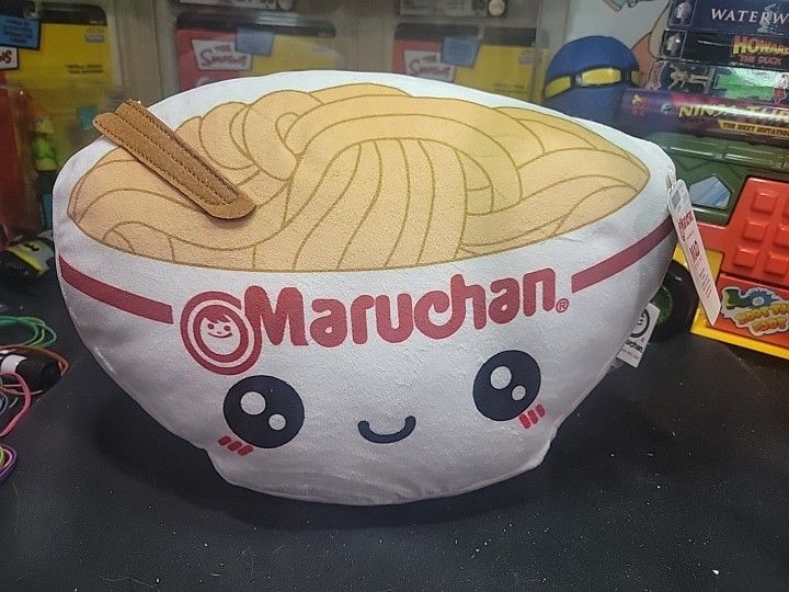 NEW! Mad Engine Maruchan Ramen Noodle Bowl Plush Plushie Stuffed Toy Chibi
