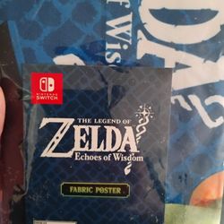 Zelda Cloth Poster New Item