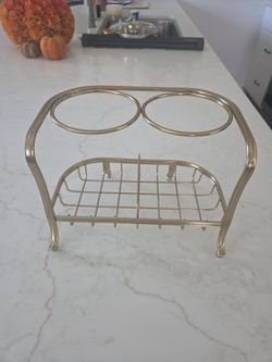 Gold/Brass Hot Hair Tool Holder