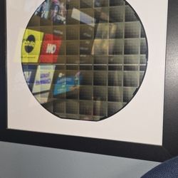 Framed Printed Silicon Disc.