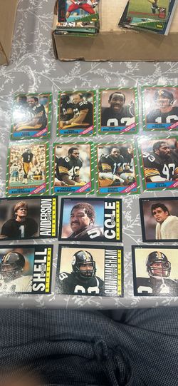 1985-86 Topps Football  Pittsburgh Steelers Lot,Lipps,Webster,Gary Anderson