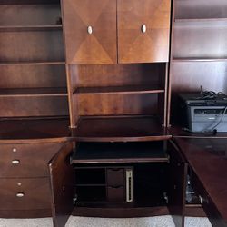 Office Furniture - Office Desk And File Cabinet Unit