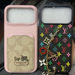 Available only the pink coach Luxury case 16 pro max