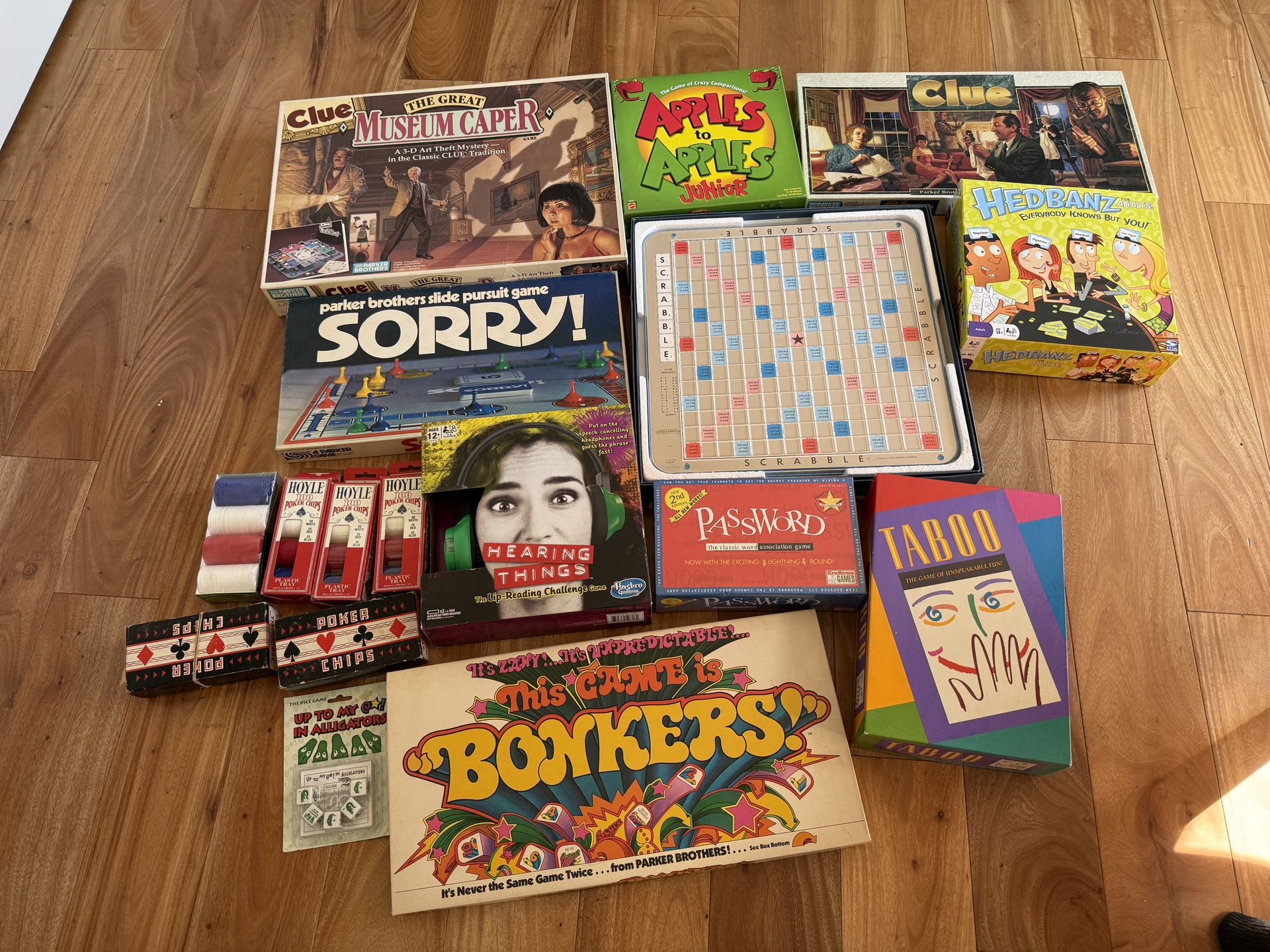Game Boards And Poker Chips