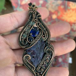 Peacock Kyanite With Sapphire Diamond 💎 