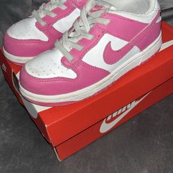 Nike Pink Dunks Toddler Shoes Size 10C