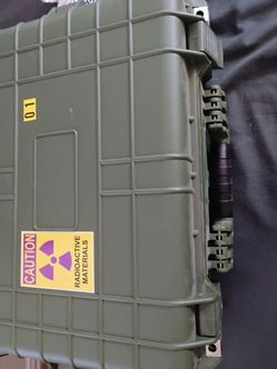 Ludlum 14-C survey meter with case , probe