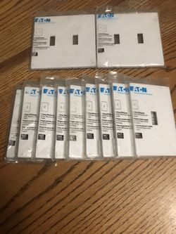 Eaton Light Switch Wallplates 