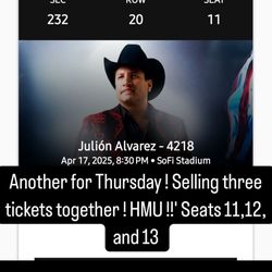 Julion Tickets Section 232 