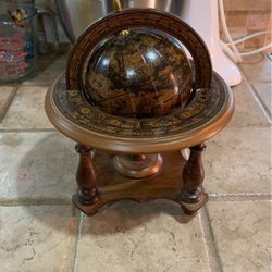 Vintage Italian Desk Version Zodiac World Globe 