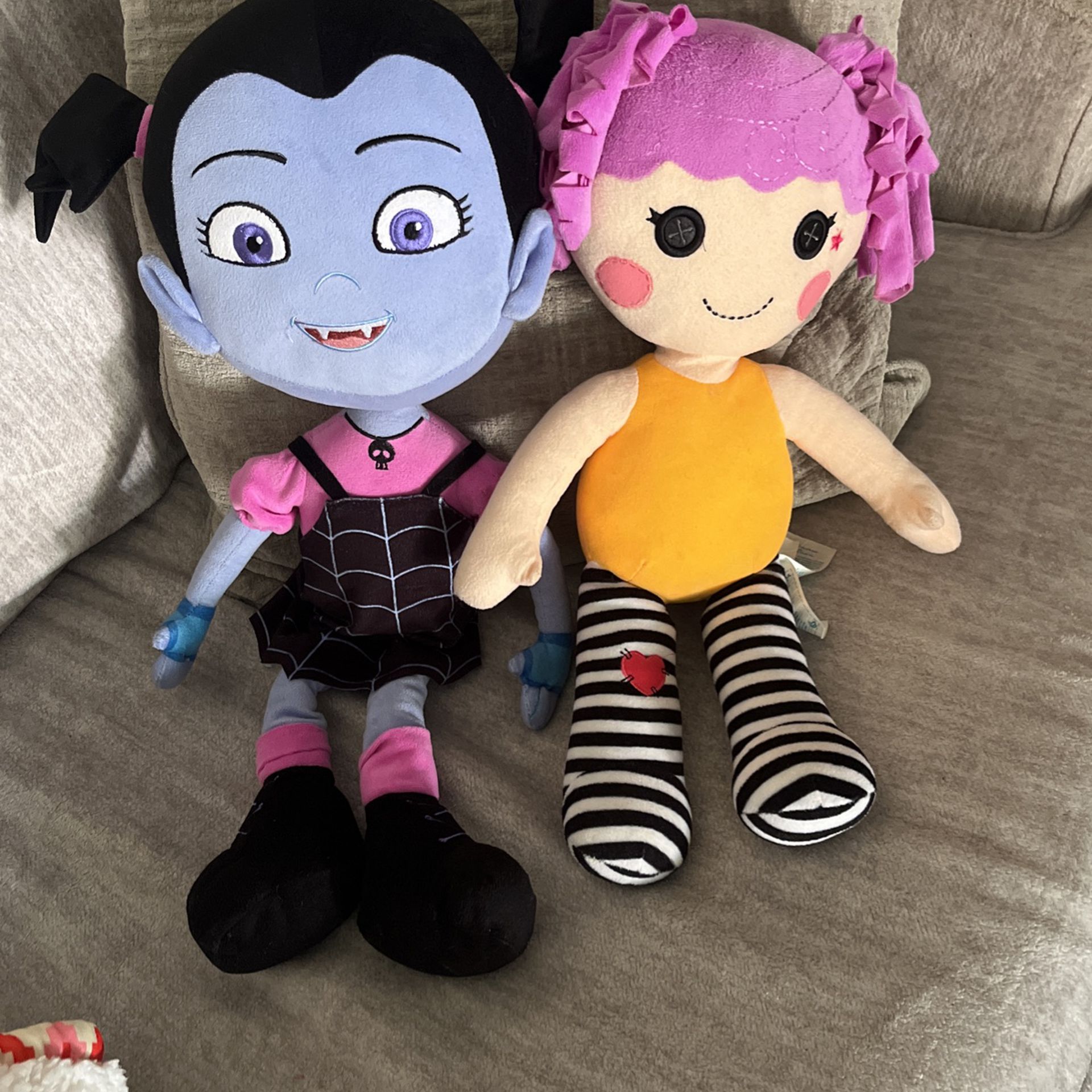 Vamparina And Lalaloopsy Stuffed Dolls