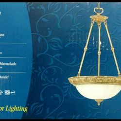 Gold color light fixture