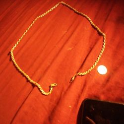 24in Silver Rope Necklace 