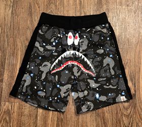 Bape Camo Shark Shorts
