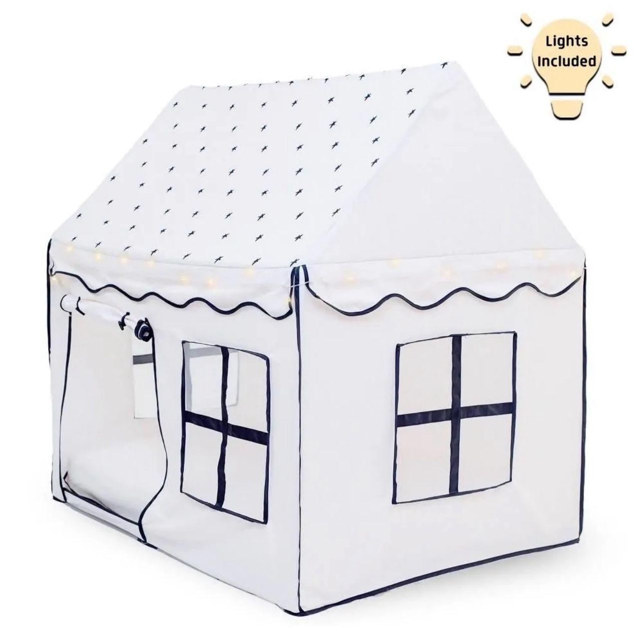 Chuckle & Roar Cozy Fort Play Tents and Tunnels Kids Playhouse Indoor Peach