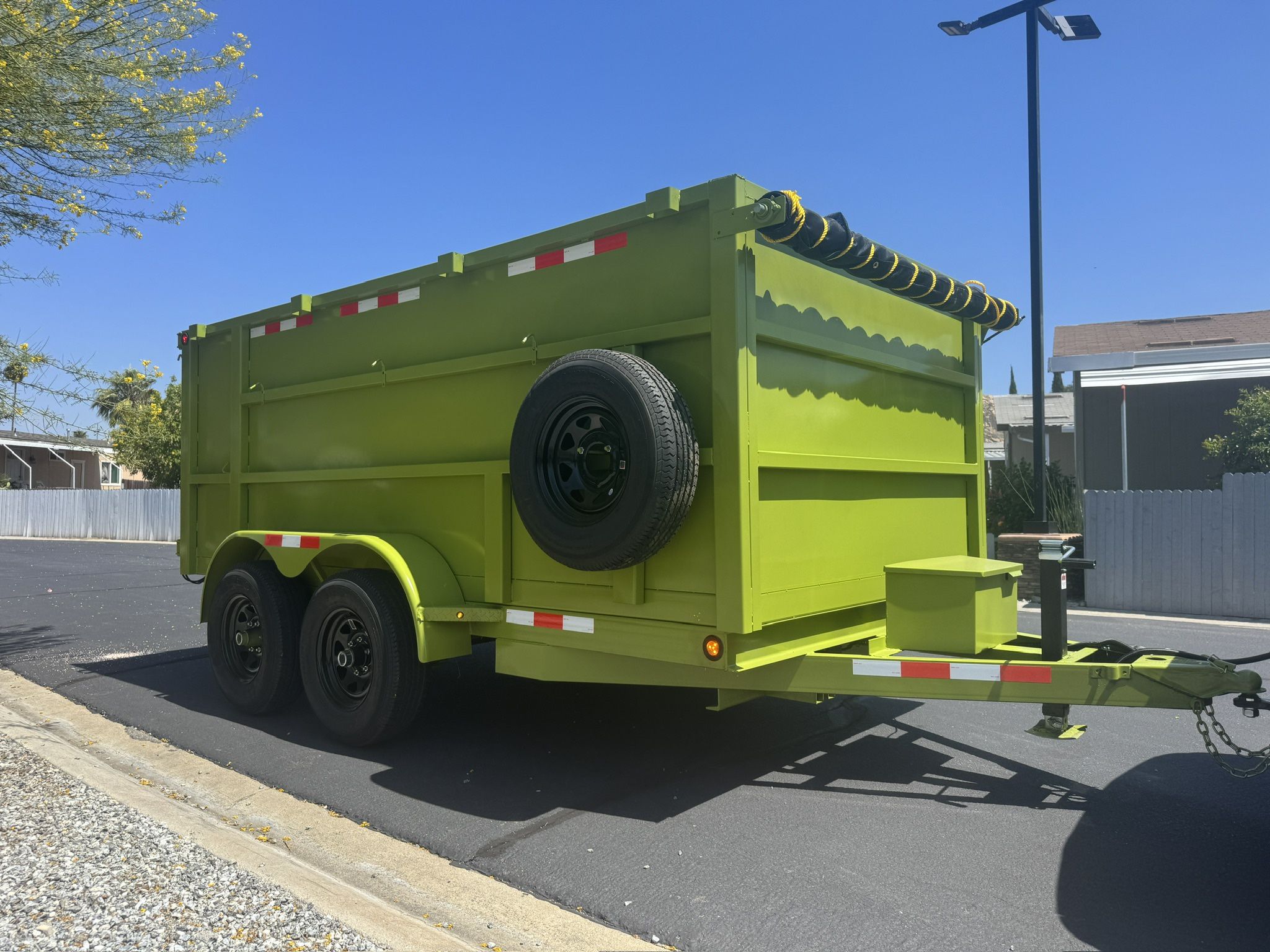 Dump Trailer  Year 2026 Color Green Size 8x12x4