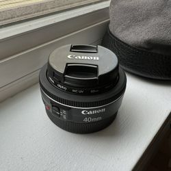 Canon EF 40mm Pancake Lens With Filters