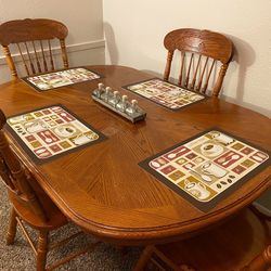 Dining Room Table 6 Chairs & Buffet $200 OBO