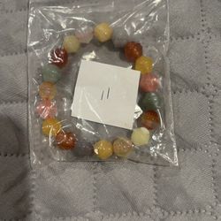 Different Shapes And Colors Jade Bracelet 