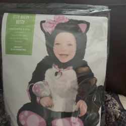 Itty Bitty Kitty baby girl costume (size 12-24 months)
