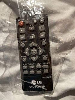 LG DVD Player Remote—Remote Only—$10
