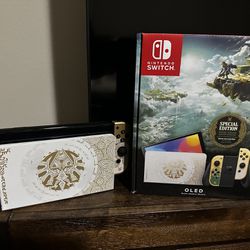 Nintendo Switch OLED - The Legend of Zelda: Tears of the Kingdom Special Edition with 3 Game Bundle