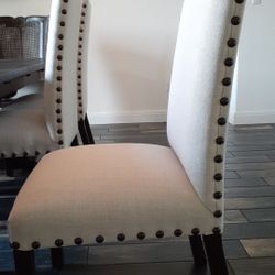 (Gently USED For Staging) Beautiful Hand Crafted Dining Chairs[6]