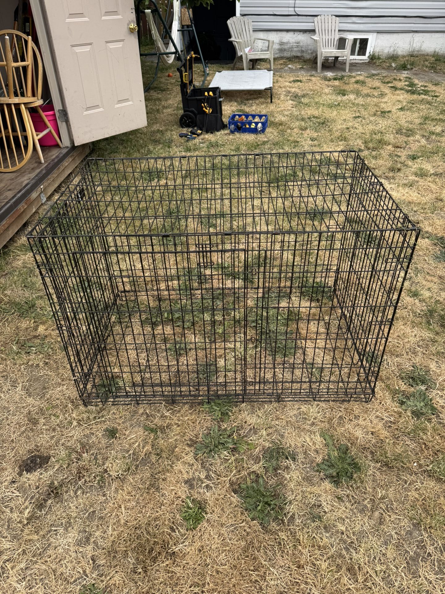 XL Wire Dog Crate – 48”x29”x32” – $50 OBO