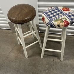 wooden bar stools 2