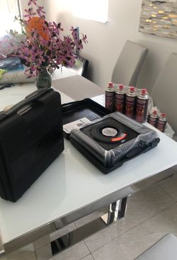 Portable gas stove ( estufa portable a has ) hurricane