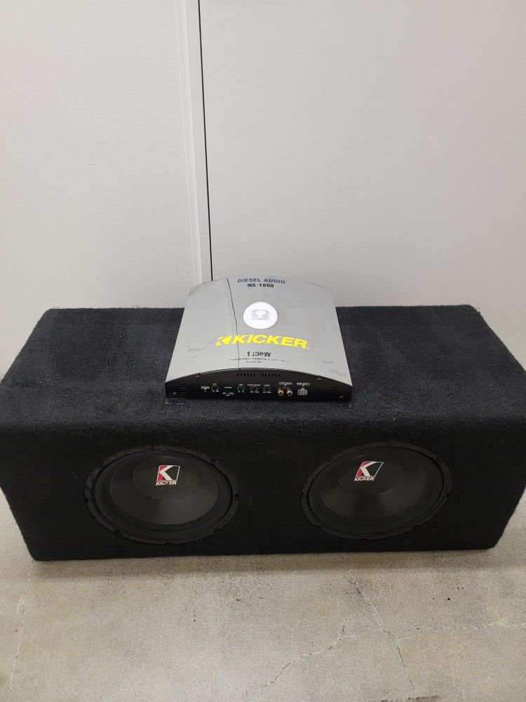 Kicker Subwoofer W/amp