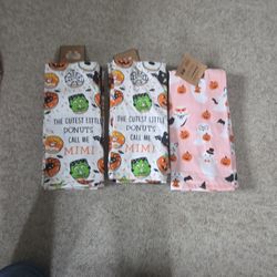 Halloween Kitchen Dish Towels 