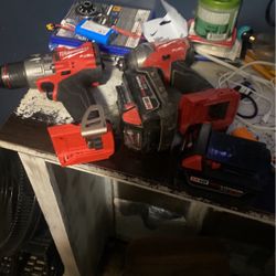 Two milwaukee drills 