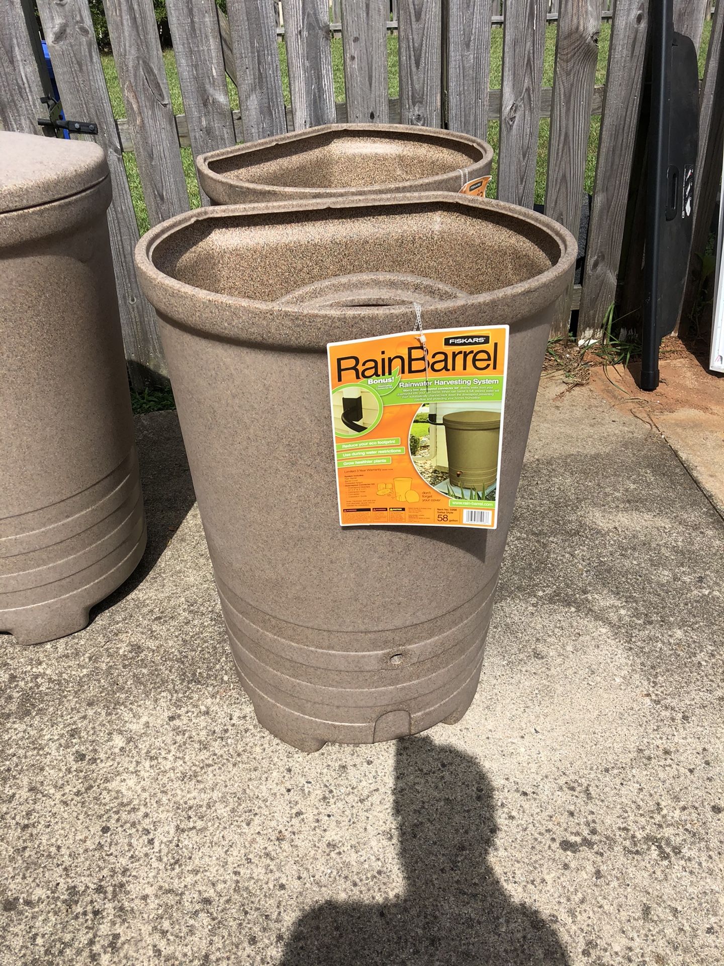 Fiskars Rain collection barrels