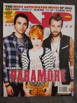 PARAMORE MAGAZINE #282 ALTERNATIVE PRESS MAGAZINE
