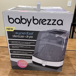 Baby Brezza Superfast Baby Bottle Sterilizer and Dryer 10 Min Brand New In Box