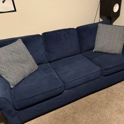 Queen Memory Foam Sleeper - Indigo
