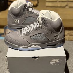 DS Jordan Retro 5 Wolf Grey Size 11M (2026)