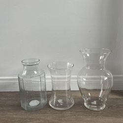 Crystal Flower Vases – Perfect Condition