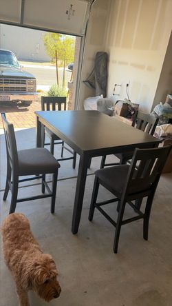 Counter height dining table