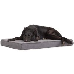 Barkbox Memory Foam Platform Dog Bed | Plush Mattress for Orthopedic Joint Relief