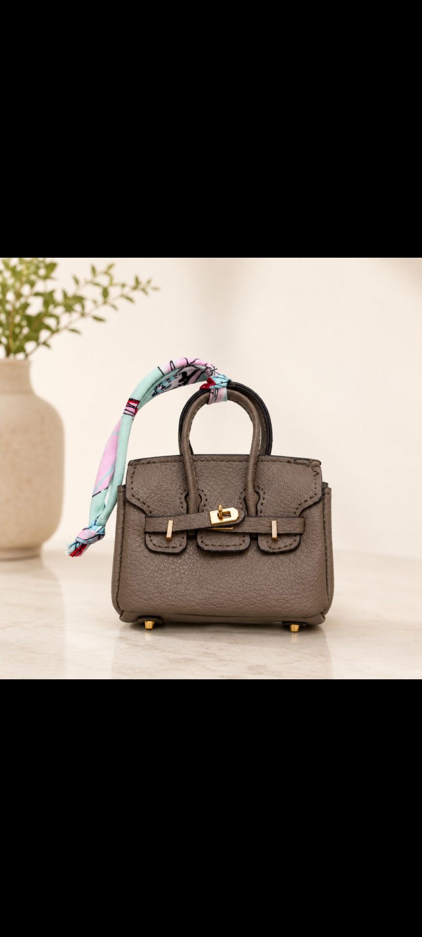 Mini luxury handbag charm brand new