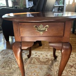 Broyhill Solid Cherry End Table 