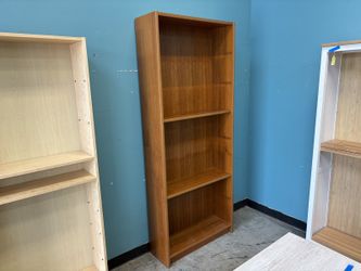 Vintage Danish Teak Tall Bookcase